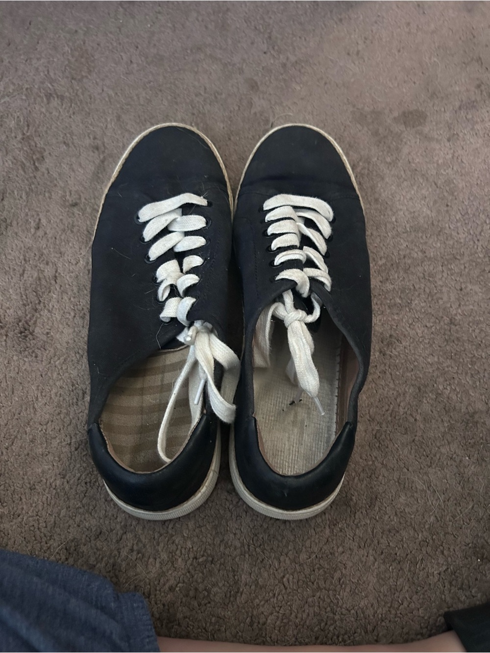 Vionic Black Sneakers with White Laces
